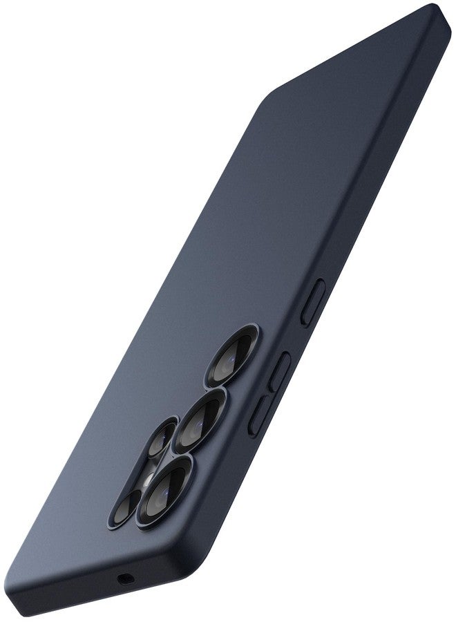JETech Slim Fit Case for Samsung Galaxy S25 Ultra 5G, Camera Lens Full Protection, Soft TPU Thin Protective Phone Cover with Matte Finish, Shockproof (Dark Blue) - Image 1
