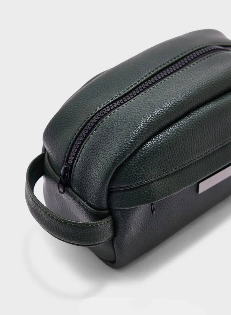 Robert Wood Travel Toiletry Bag