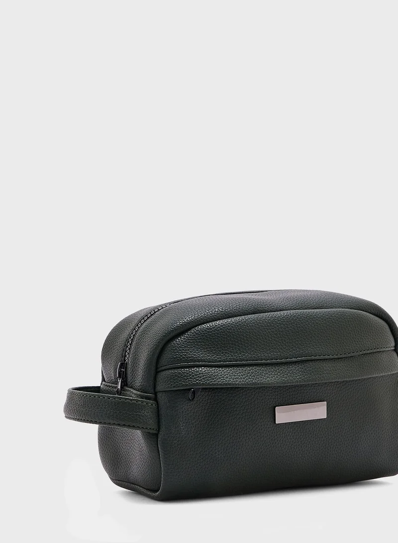 Robert Wood Travel Toiletry Bag