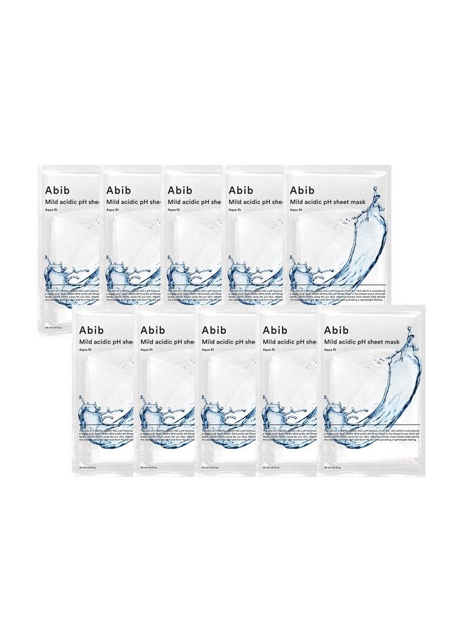 Mild Acidic Ph Sheet Mask Aqua Fit 10 Sheets I Intense Hydrating And Moisturizing Care For Dry And Dehydrated Skin - pzsku/Z0FB1AE5084F8A10D63D6Z/45/_/1719222561/82ae543a-d0d1-4e20-a21c-152ec357d095