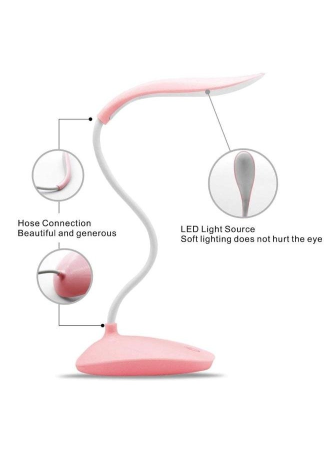 Generic Dimmable LED Desk Light Touch Sensor Table Bedside Reading Lamp USB Rechargeable  - Image 2