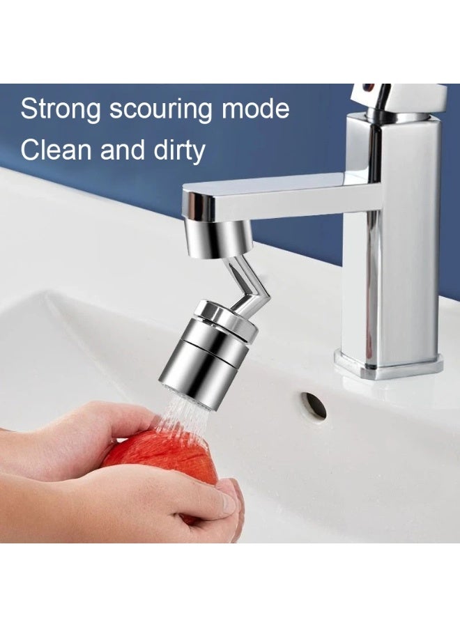 Universal 720° Rotating Faucet Aerator | Movable Tap Extender with Dual-Mode Water Filter | Anti-Splash Bubbler Nozzle for Kitchen & Bathroom | Water-Saving Economizer - Image 3