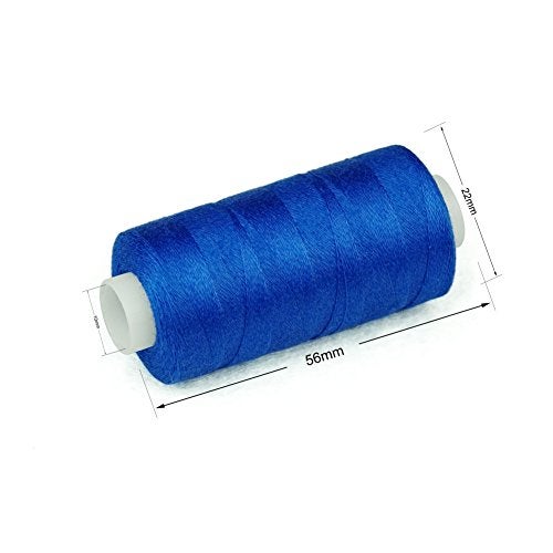 Simthread 12 Multi Colors All Purposes Cotton Quilting Thread 50s/3 Thread for Piecing Sewing etc - 550 Yards Each 12C01 - Image 3