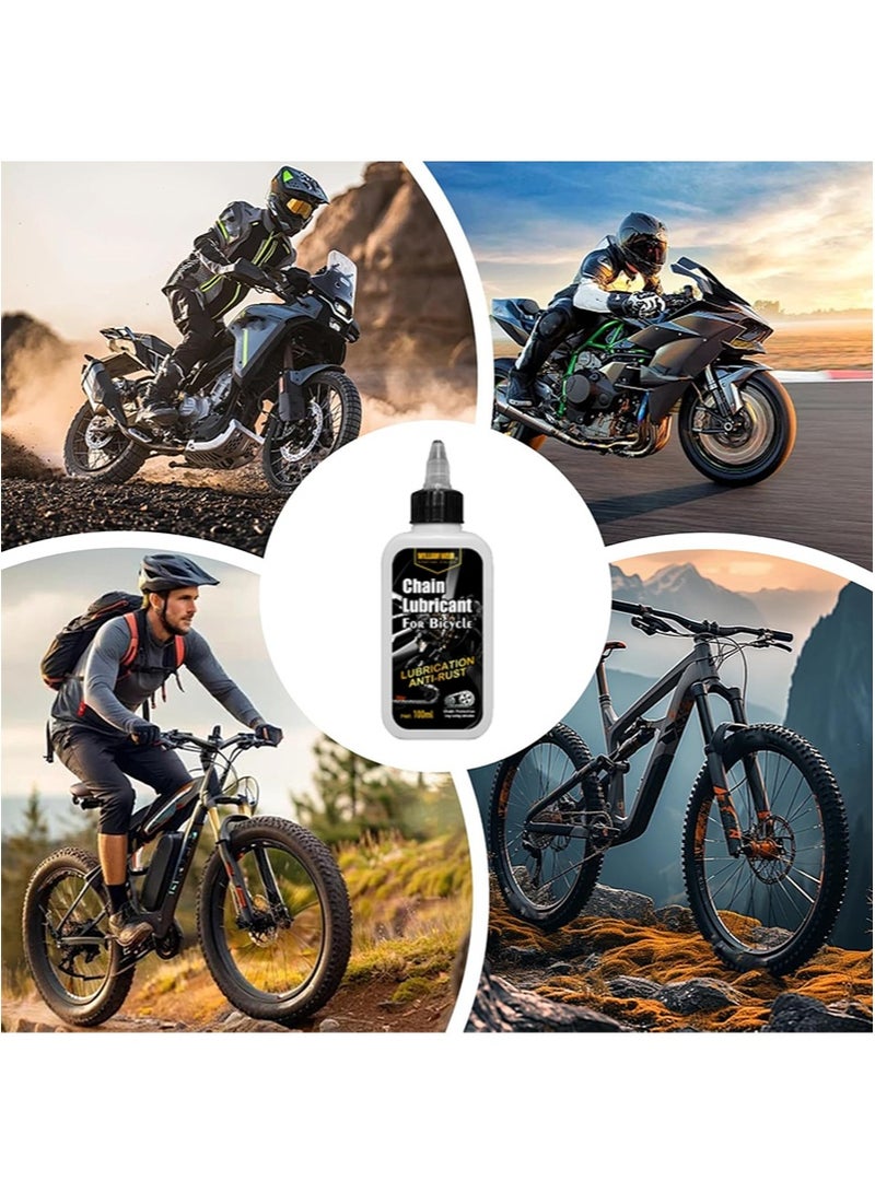 ويليام وير مُزَلِّق لسلاسل الدراجات، ومُزَلِّق لمفصلات الأبواب، ومُزَلِّق لماكينات الخياطة. يمنع التآكل، ويقلل الاحتكاك، ويمنع الصدأ. مناسب لجميع سلاسل الدراجات. يقلل الضوضاء وانزلاق السلسلة بشكل فعال (100 مل). - Image 5