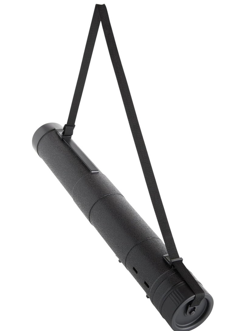 Juvale Juvale Poster Tube with Strap, Black Expandable Storage Tube, Holder, Container for Posters, Blueprints, Artwork, Map (30 to 49 Inches) - Image 2