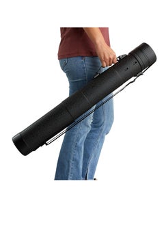 Juvale Juvale Poster Tube with Strap, Black Expandable Storage Tube, Holder, Container for Posters, Blueprints, Artwork, Map (30 to 49 Inches)  - Image 4