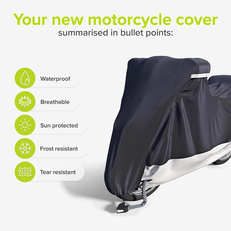 VELMIA Motorcycle Cover - Heat Resistant and Waterproof - Image 5