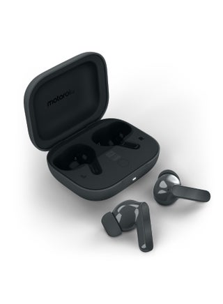 Motorola Buds Bass ANC, deep powerful bass, Triple mic system for clear calls, CrystalTalk AI, PANTONE Dark Shadow PANTONE Dark Shadow - view 3