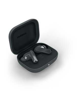 Motorola Buds Bass ANC, deep powerful bass, Triple mic system for clear calls, CrystalTalk AI, PANTONE Dark Shadow PANTONE Dark Shadow - view 2