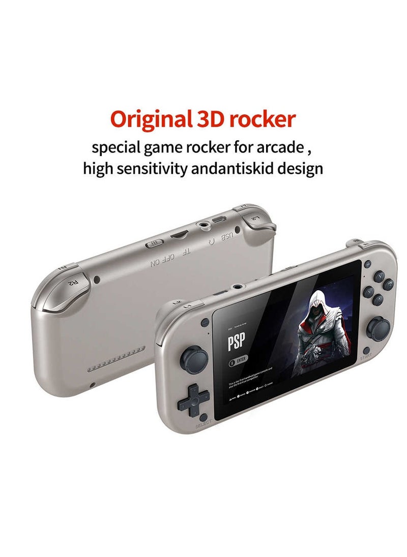 Generic M17 Vintage Handheld Video Game Console 4.3 Inches HD Screen Multifunction Portable Video Game Player, Retro Handheld Game Console, 2000mAh Battery, Support 128GB with 20,000+ Classic Games, EmuELEC System, Quad-Core Cortex-A7 CPU  - Image 2