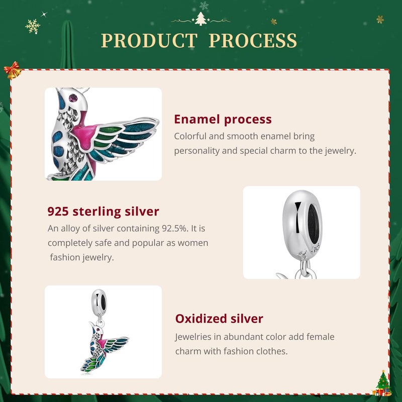VOROCO Store Butterfly Dragonfly Cat Charm for Bracelet Cute Animal Collection Bead & Charm for Women Girls 925 Sterling Silver Pendant & Dangle Charm Jewelry for Bracelet and Necklace - Image 4