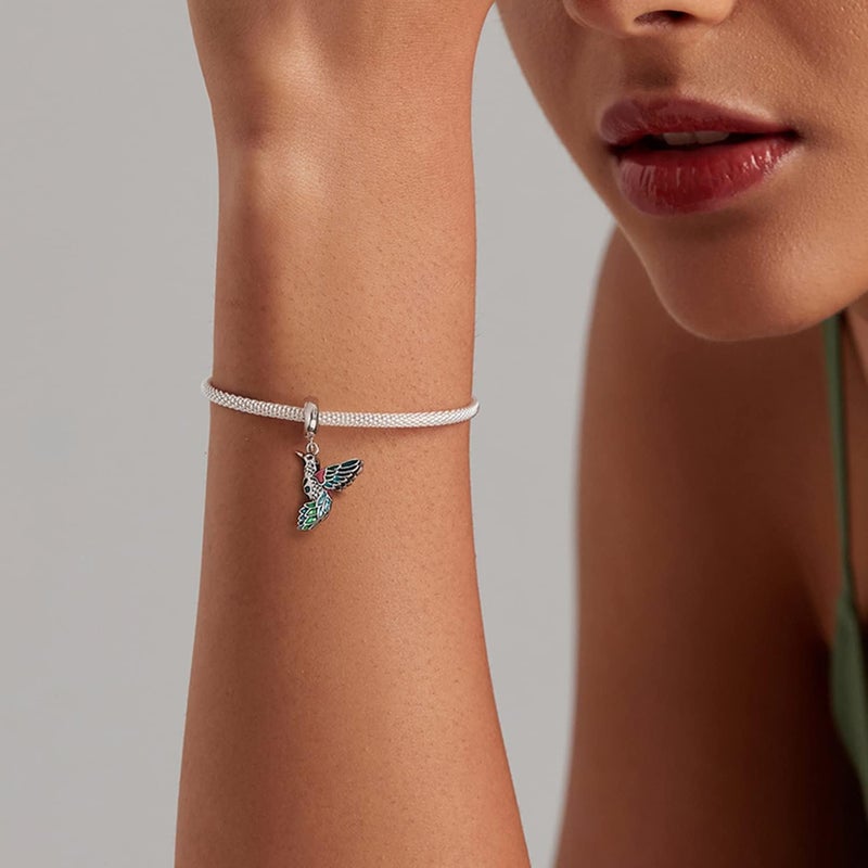 VOROCO Store Butterfly Dragonfly Cat Charm for Bracelet Cute Animal Collection Bead & Charm for Women Girls 925 Sterling Silver Pendant & Dangle Charm Jewelry for Bracelet and Necklace - Image 1