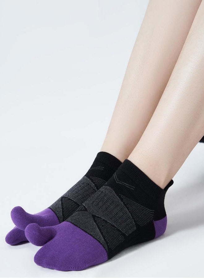 Fasot Women Tabi Socks No Show Split Toe for Sandal Flip Flop Ninja Japan Cotton 6 Pack - Image 2
