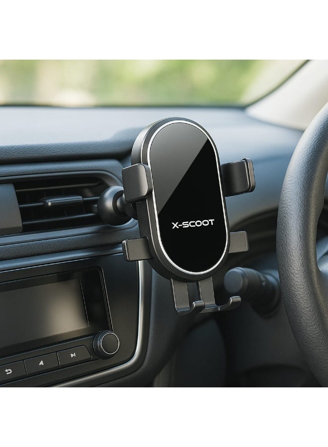 X-Scoot XS-802 Car Phone Holder – Air Vent Mount – 360° Rotation – Universal Mobile Holder - Image 2
