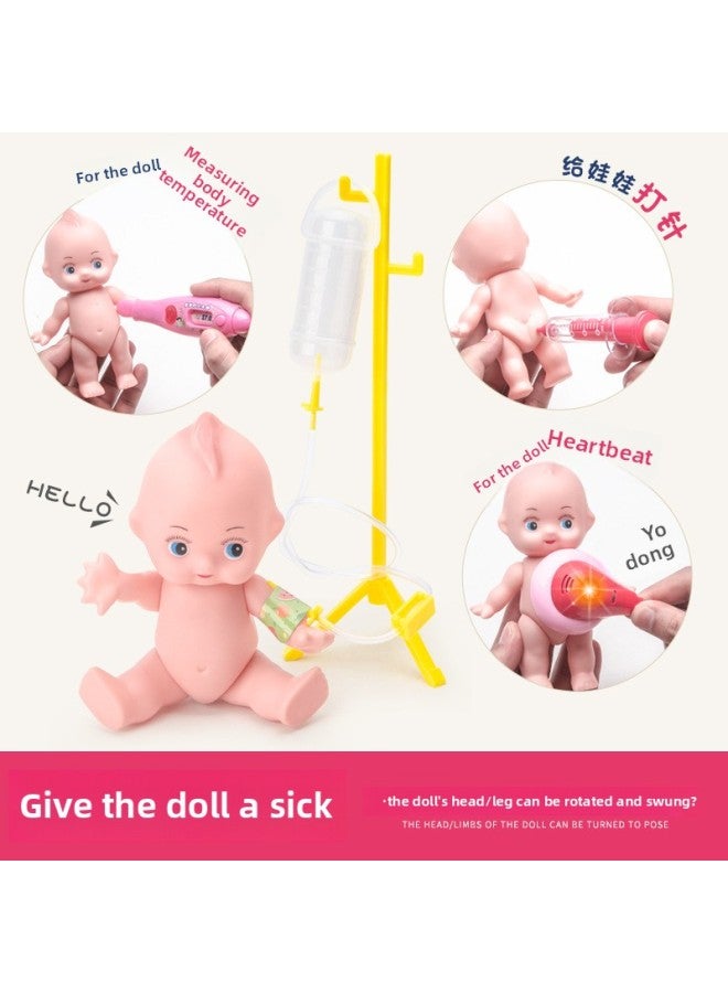 Toys Children's Play House Boys And Girls Toys Stethoscope Doctor Toys Medical Set-Color:W Simple 32-piece Pink/20.8*11*13.8 Cm-247g - Image 5