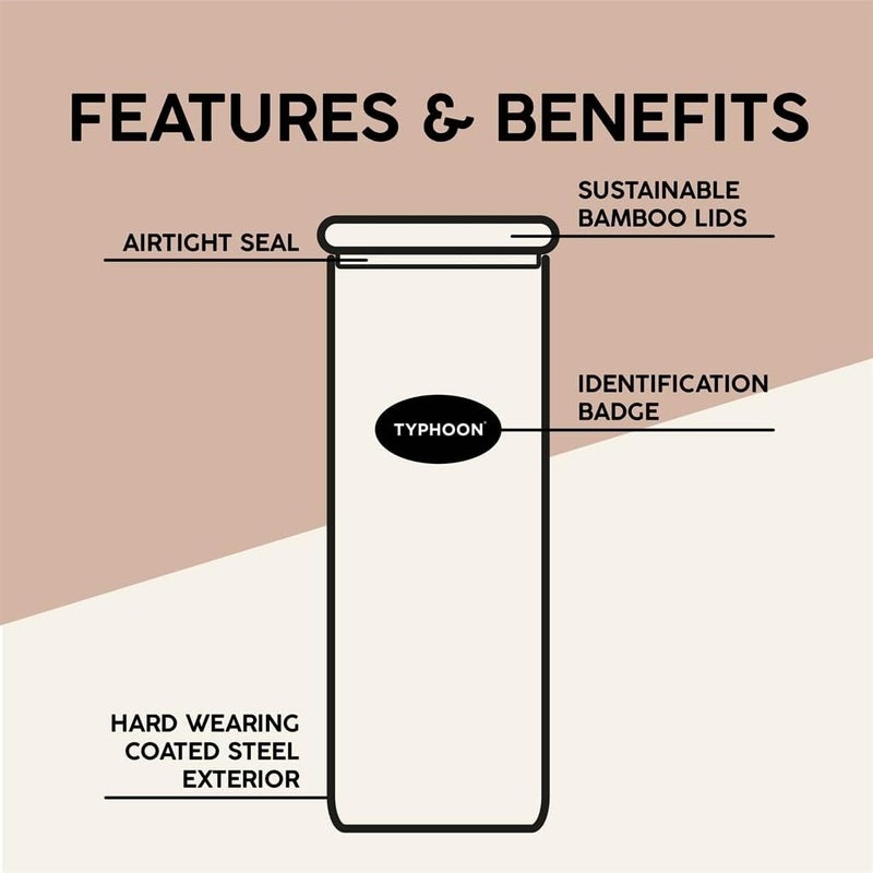 Typhoon Living Blue 2.5 Litre Pasta Storage Canister - Image 4