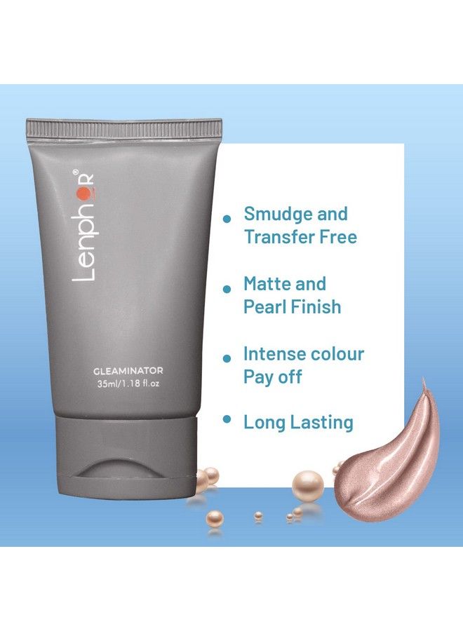Lenphor جليمناتور لمزيد من الإشراق وللبشرة الجافة مدعوم ببروتين فول الصويا والأرز برايمر لمكياج الوجه للنساء والفتيات 35 مل - Image 3