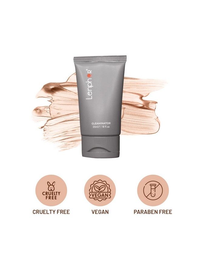 Lenphor جليمناتور لمزيد من الإشراق وللبشرة الجافة مدعوم ببروتين فول الصويا والأرز برايمر لمكياج الوجه للنساء والفتيات 35 مل - Image 4