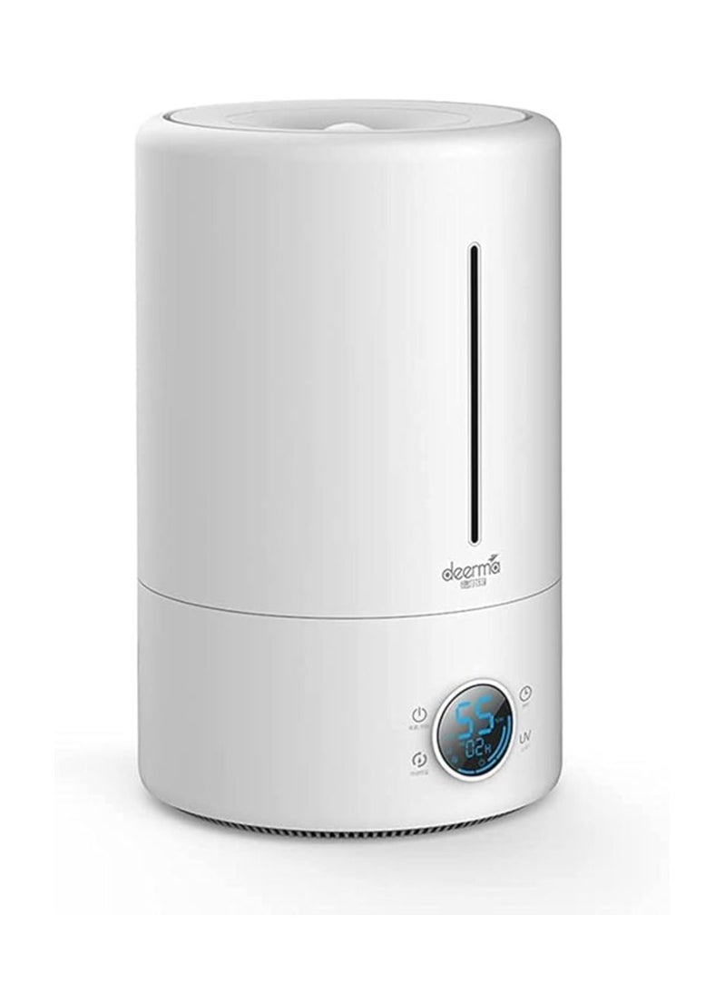Deerma Deerma F628S Touch Display Smart Humidifier for Home | Rooms | Office | Households | 5Liters Capacity UV Lamp Sterilization 3 Gear Mist Volume 12H Timing Touch Display 30dB Low Noise 