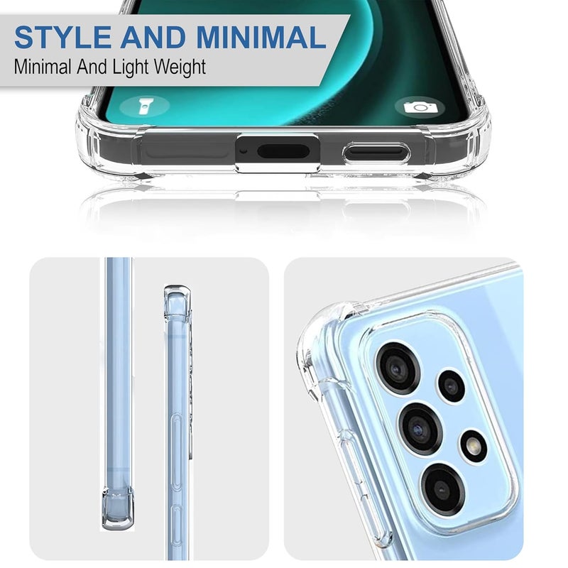 Cedo Samsung Galaxy A13 (4G)/ A23 (4G)/ A32 (5G) / M32 (5G) Bumper Case | Soft Jel Flexible Thin Full Protection Shock Proof Clear TPU Back Case Cover for Samsung Galaxy A13 (Transparent) - Image 4
