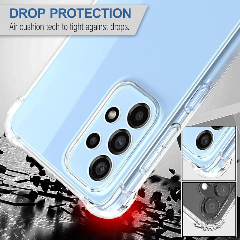 Cedo Samsung Galaxy A13 (4G)/ A23 (4G)/ A32 (5G) / M32 (5G) Bumper Case | Soft Jel Flexible Thin Full Protection Shock Proof Clear TPU Back Case Cover for Samsung Galaxy A13 (Transparent) - Image 3