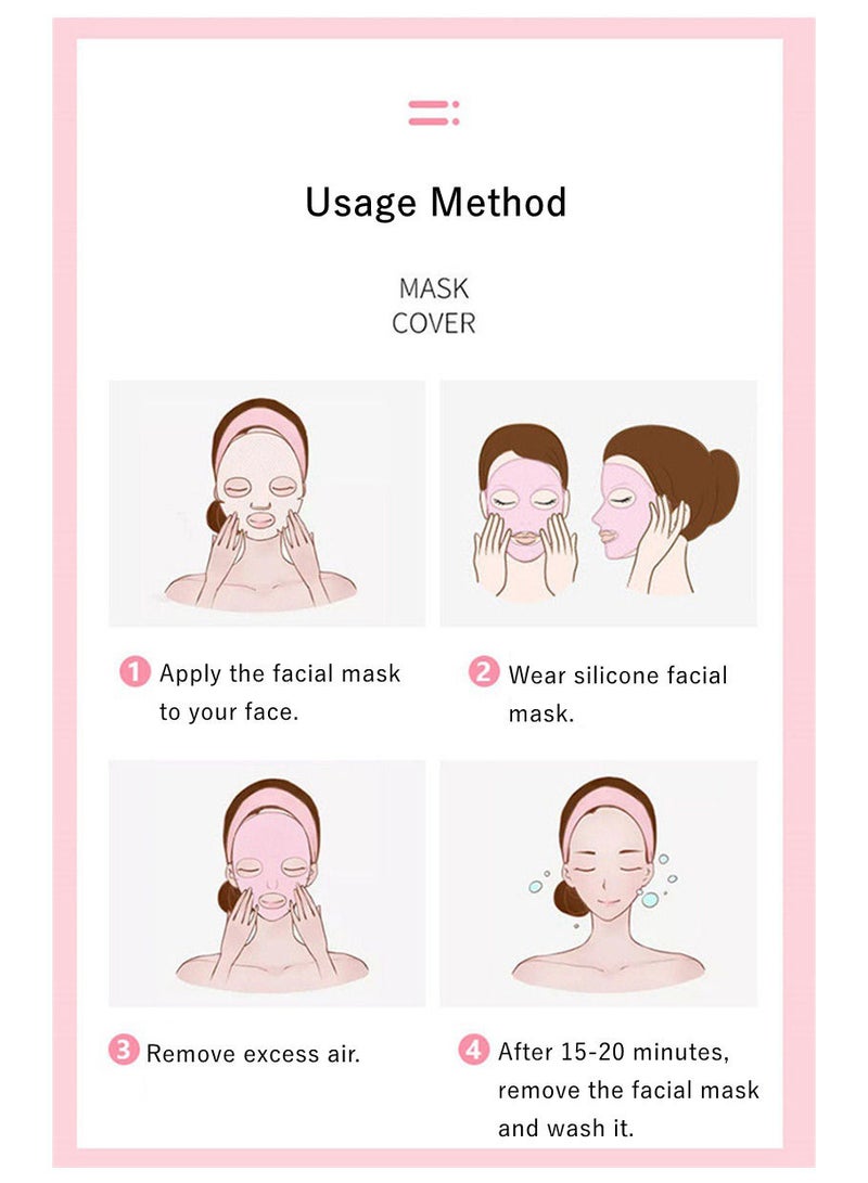AROAQ Full Cover Mask For Face Facial Skin Care Anti-Wrinkle Firming Cover Tools - Image 3
