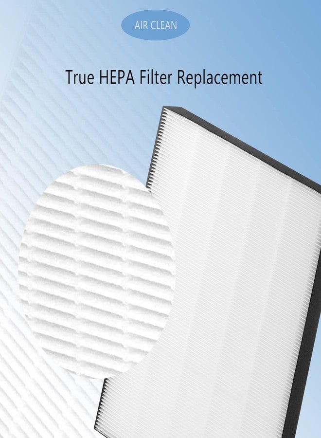 Mixzeny 2 Set Air400 True HEPA Replacement Filter Set Compatible with Bissell Air400 Air Cleaner Purifier, 2521 True HEPA Filters and Pre-Filters, 2520 Activated Carbon Filters, Part No# 2521, 2520 - Image 3