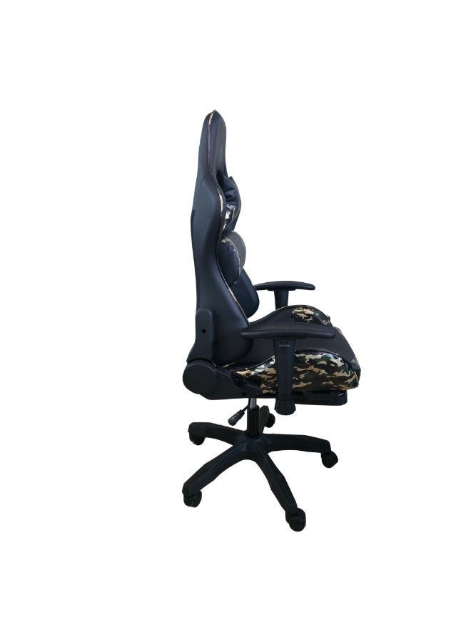 FURALUX Ergonomic Gaming Chair with Retractable Footrest – High Back Reclining Racing Style Gamer Chair with Adjustable Lumbar Support, Headrest & Height Control - Image 4