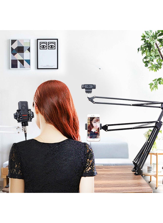 Generic - Camera Video Anchor Special 35 Camera Disc Desktop Video Bracket Teaching Cantilever Universal Bracket-Color:210cm Floor Stand - Image 1