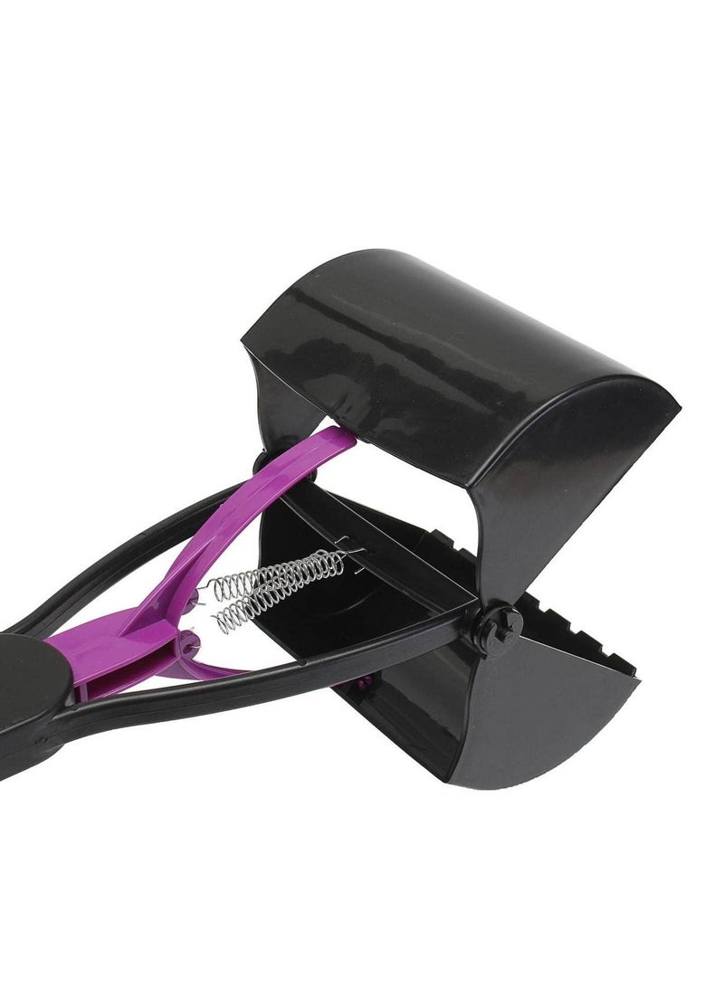 1 قطعة من الحيوانات الأليفة البراز مجرفة مقبض طويل الصلبة مشرشف مثل سن المنشار الكلب مع مقبض طويل الكلب مع مجرفة - Image 3