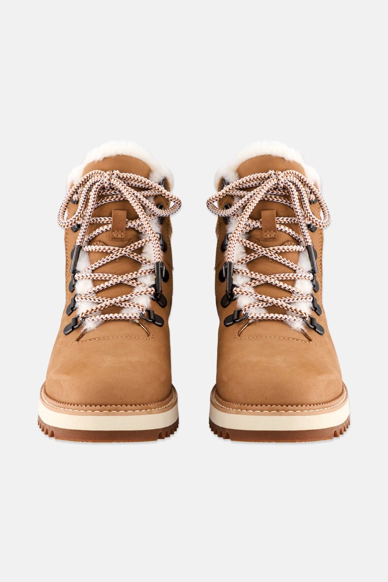 TOMS Women Mojave Lace Up Ankle Boots, Tan - Image 3