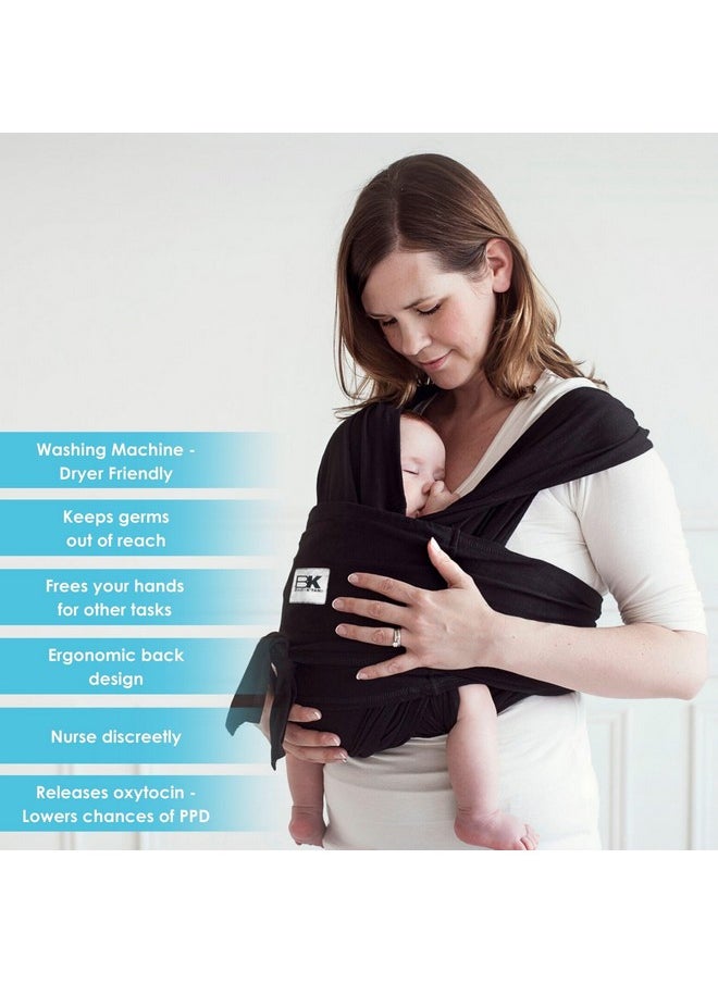 Baby K'tan Aby K'Tan Baby Carrier: 1 Easy Pre Wrapped Soft Slip On No Rings No Buckles 5 In 1 Baby Sling Gift The Best Hands Free Infant Wrap For Newborn To Toddler Up To 35Lb (See Size Chart)  - Image 5