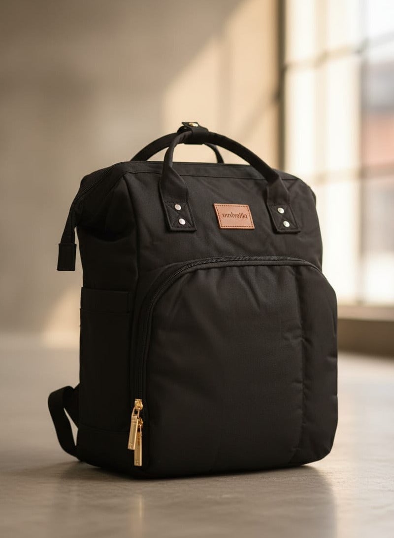 امبريلا شنطة ظهر ومكان مخصص لتغير حفاضات الطفل و لحمل اغراض الطفل من  امبريلا حفاضات وزجاجات ر - Image 2