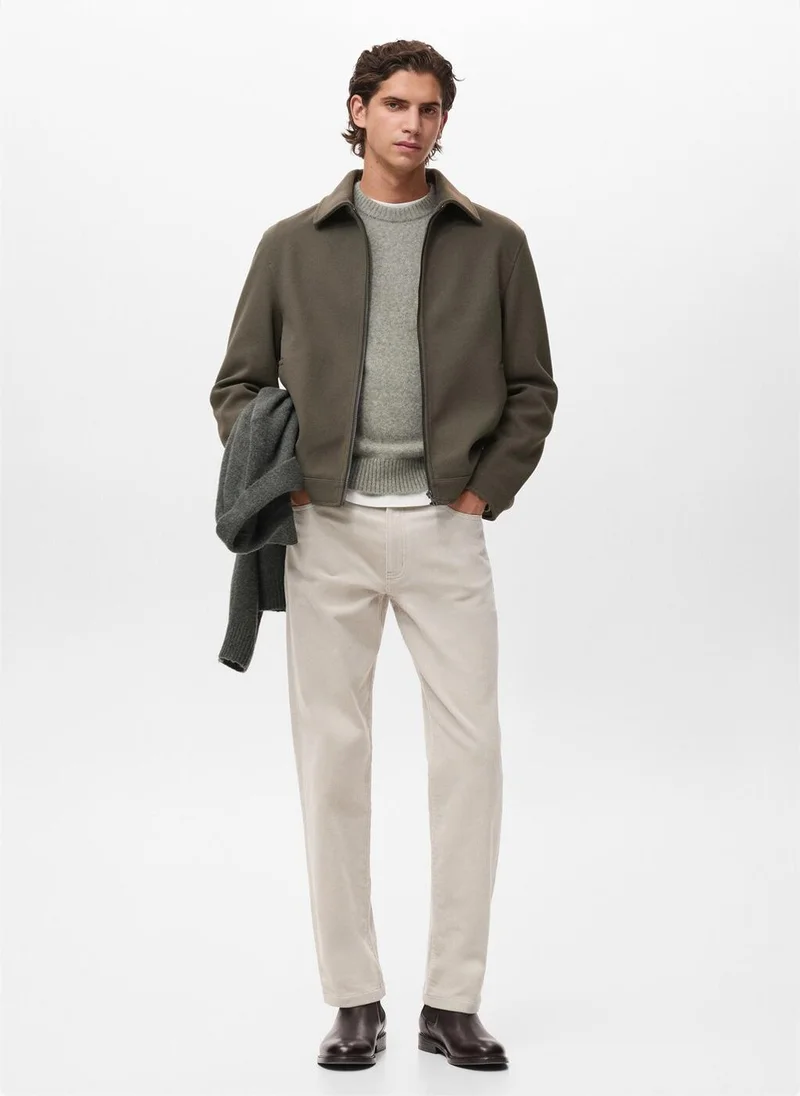 Mango Man  Corduroy regular-fit trousers for Men | Best Price UAE