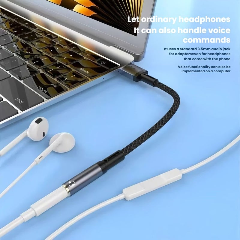 USB to 3.5mm Audio Adapter with Microphone AUX Cable External Sound Card FOR PC Car PS4 TV - Image 4
