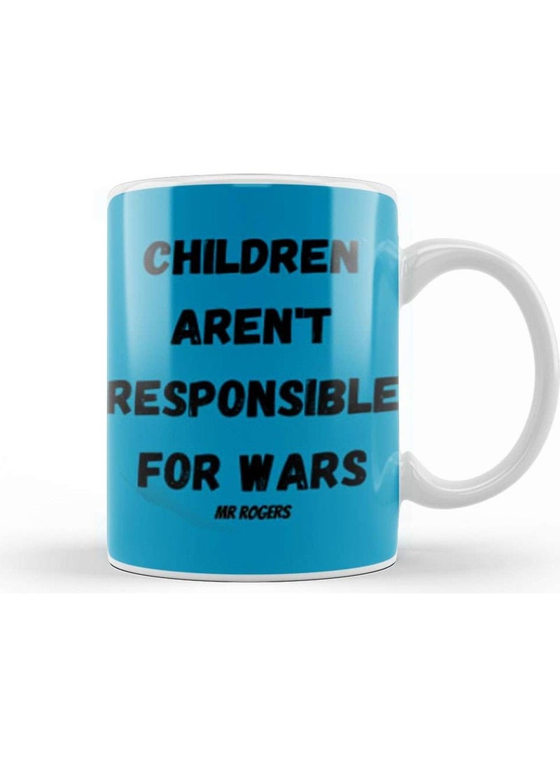Baskı Dükkanı - Print Shop Mr Fred Rogers Quotes Vintage Retro Style Art Mug Porcelain - Image 1