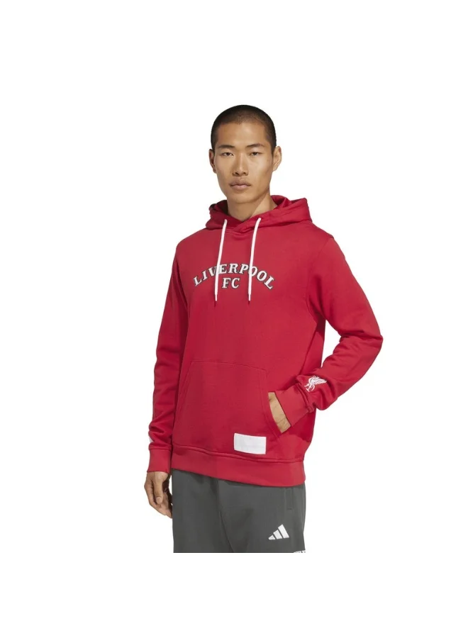 adidas Adidas Lfc Us Hd Red Hooded Sweat Sweatshirts For Men