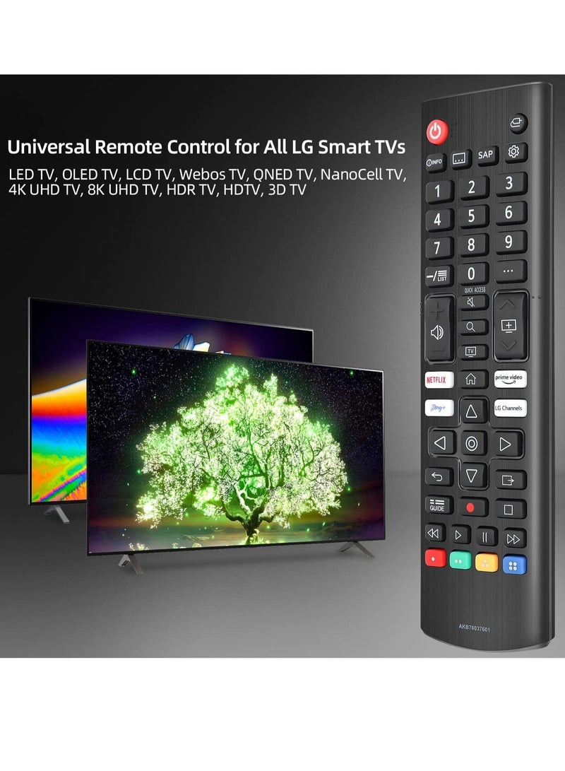 Universal Remote Control Replacement for LG-TV-Remote All LG LED OLED LCD Webos 4K 8K UHD HDTV HDR Smart TV with Prime Video - Image 2