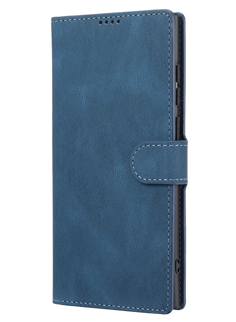 Suteni Flip Cover Card Slots Leather Phone Case for Samsung - Image 1