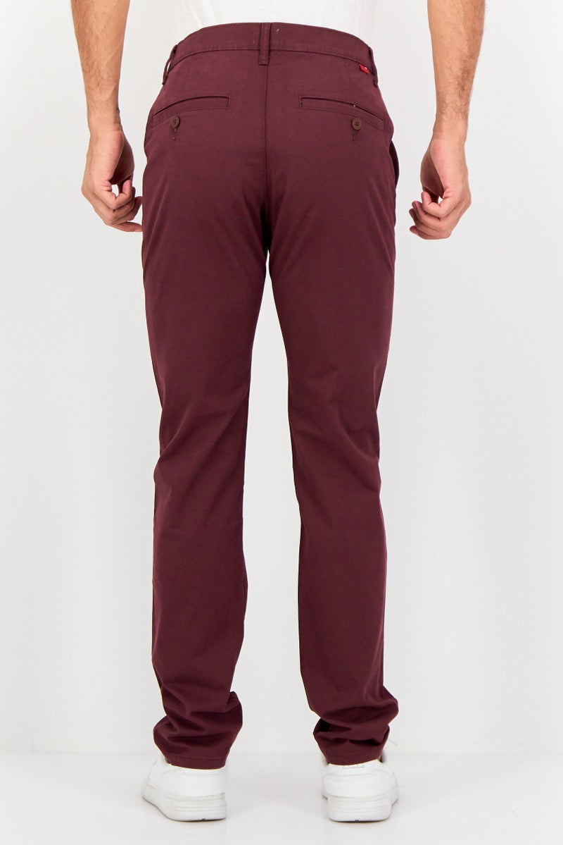 Levi's سروال تشينو ضيق للرجال، مارون - Image 3