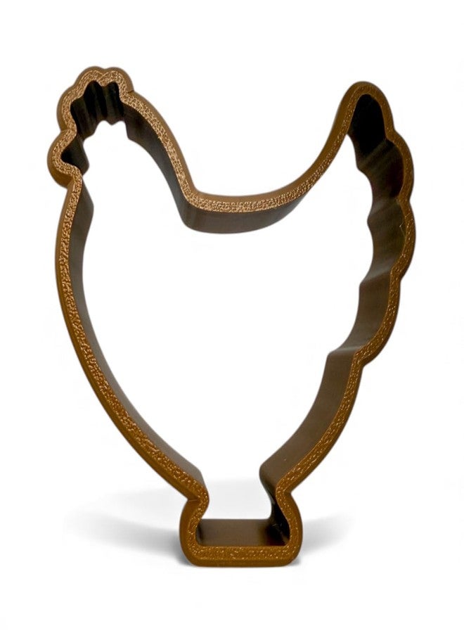 Foose Hen Rooster Chicken 3.75 Inch Cookie Cutter from CookieCutter.com – Made in the USA (3D Printed PLA Plastic) - Image 4