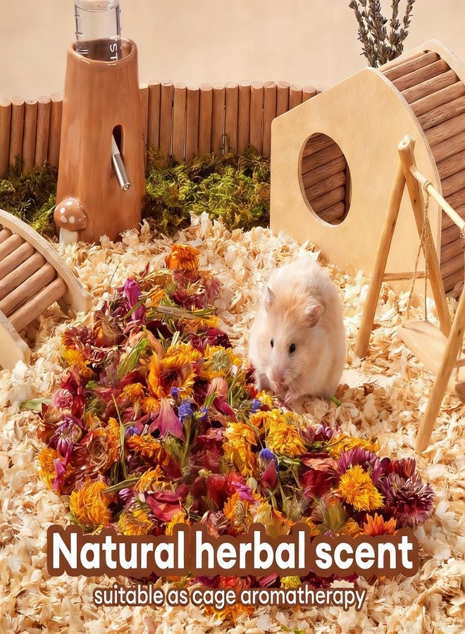 BUCATSTATE 5L Natural Flower & Hamster Bedding Soft Natural Bedding for Hamster Enrichment for Small Pets & Dwarf Syrian Hamsters, Gerbils, Mice - Image 3
