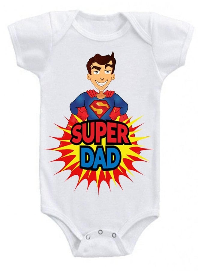American Apple Romper 1st birthday,christmas,new year printed dress rompers for for Baby Boys,Girls Rompers (3-6 Months, Super Dad)