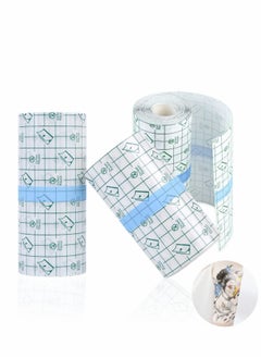 Tattoo Aftercare Bandage, Transparent Film Dressing, Antibacterial Wound Tape for Healing, Dermalize (2m x 15cm)