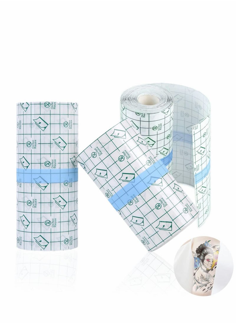Generic - Tattoo Aftercare Bandage, Transparent Film Dressing, Antibacterial Wound Tape for Healing, Dermalize (2m x 15cm) - Image 1