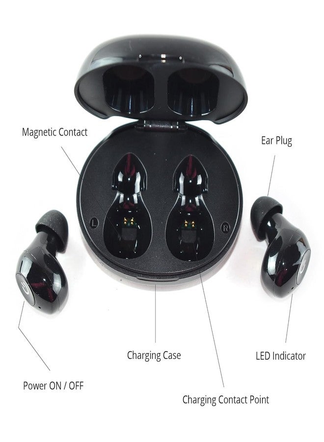 HP SOUND PLUS HEARING AID Wireless Ear Bud Sound Enhancement Rechargeable Amplifier Hearing Aid BLACK NEW 2 - Image 4