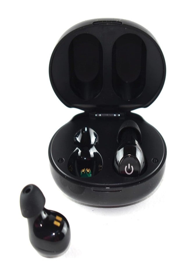 HP SOUND PLUS HEARING AID Wireless Ear Bud Sound Enhancement Rechargeable Amplifier Hearing Aid BLACK NEW 2 - Image 1