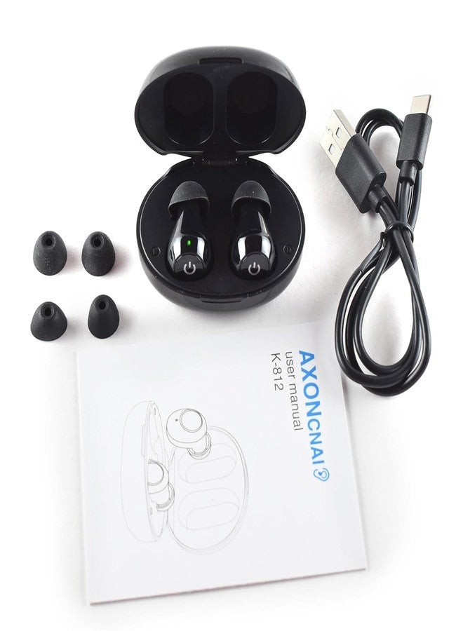 HP SOUND PLUS HEARING AID Wireless Ear Bud Sound Enhancement Rechargeable Amplifier Hearing Aid BLACK NEW 2 - Image 5