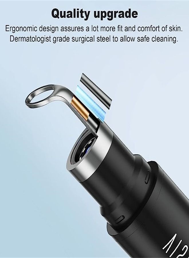 إزالة الرؤوس السوداء، يمكن توصيلها بالهاتف لاستخدام مكبر، لأداة تنظيف عميق وتقشير للبشرة، مزودة بأدوات علاج حب الشباب - Image 4