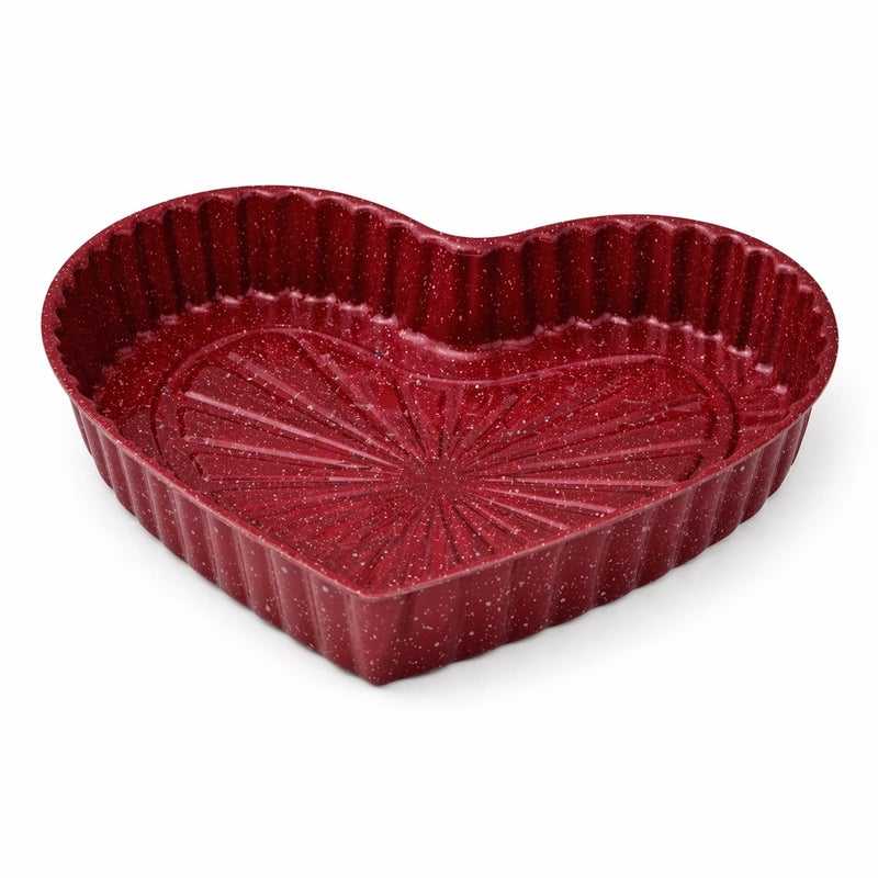 Heart Shaped Granite Non Stick Baking Pan Cake and Dessert Mold 21cm - A1-39 - Image 1